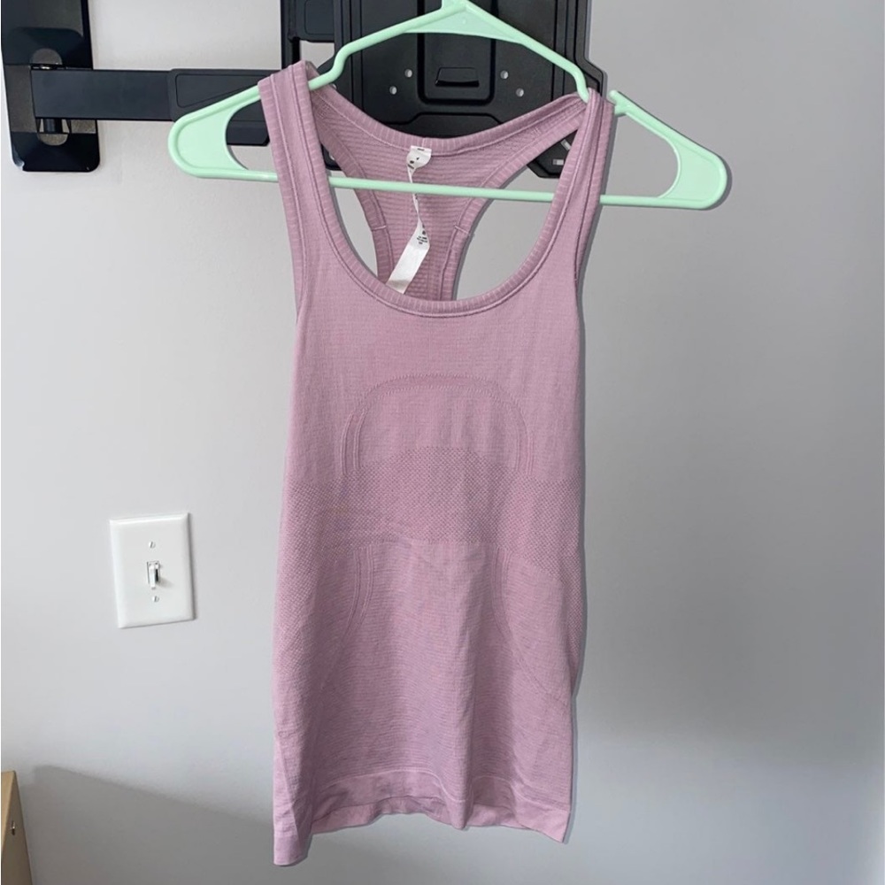 LULULEMON SWIFTLY TECH TANK 4 PINK/PURPLE